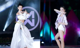 Thí sinh Miss World Vietnam mặc sexy khoe tài nhảy múa như vũ công chuyên nghiệp