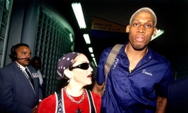 Madonna và Dennis Rodman quen nhau đầu những năm 1990.