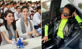 Hai nàng hậu tên Dung 'đọ sắc' dịu dàng, H'Hen Niê trung thành với style cá tính