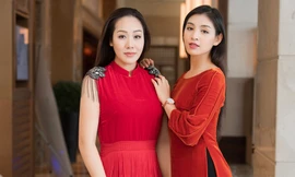 Tái xuất sau khi sinh con, Ngô Phương Lan rạng rỡ thử đồ để dự show thời trang