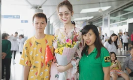 Người kế nghiệm Hương Giang lên đường thi Hoa hậu chuyển giới quốc tế