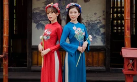 Á hậu Phương Nga thân thiết với ‘người tình màn ảnh’ của bạn trai Bình An 