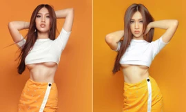 Nhật Hà khoe vòng 1 táo bạo sau khi trở về từ Hoa hậu chuyển giới 2019