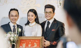 MC Phí Linh xinh đẹp trong lễ ăn hỏi với phó trưởng phòng VTV 