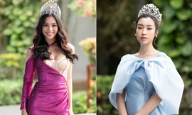 Hoa hậu Tiểu Vy - Mỹ Linh đội vương miện kiêu sa, khoe nhan sắc tựa 'nữ thần'