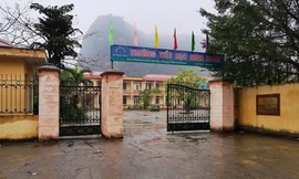 Trưởng tiểu học Ninh Xuân nơi xảy ra sự việc 12 học sinh bị chó cảnh cắn trong sân trường.