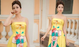 Jennifer Phạm vai trần gợi cảm xuống phố đầu năm