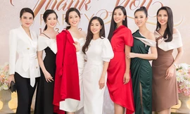 Bà Phạm Kim Dung và dàn người đẹp.