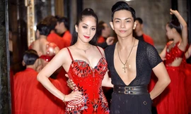 Khánh Thi khoe vòng một nóng bỏng trên sàn nhảy dancesport cùng ông xã