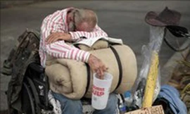 Số người nghèo tại Mỹ đạt mức kỷ lục