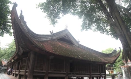 Đình làng Đình Bảng với kiến trúc nhà sàn gỗ độc đáo