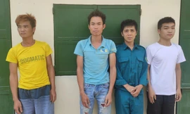 Các đối tượng tại cơ quan công an