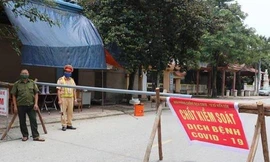 Cơ quan chức năng tỉnh Bắc Ninh phong tỏa một thôn có dịch COVID - 19