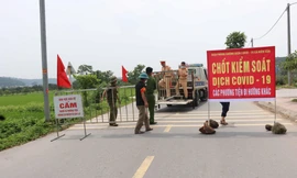 Một chốt kiểm soát dịch ở tỉnh Bắc Ninh