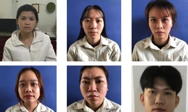 Các đối tượng bị bắt giữ