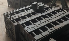 Các quả cân kỹ thuật trong kho của Trung tâm ứng dụng Khoa học và Công nghệ tỉnh Bắc Giang