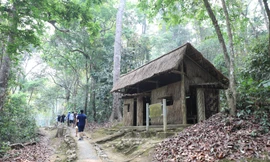 Cận cảnh Sở Chỉ huy chiến dịch Điện Biên Phủ của quân ta đơn sơ bằng tre nứa