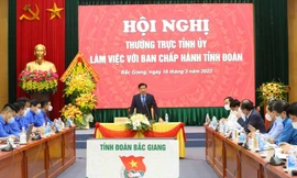 Thường trực Tỉnh ủy Bắc Giang làm việc với Tỉnh Đoàn