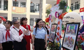 Bí thư Trung ương Đoàn, Chủ tịch Hội đồng Đội Trung ương Nguyễn Phạm Duy Trang tham dự lễ phát động "Ngày hội sắc màu".