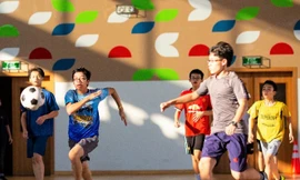 Khai trường, học sinh nội trú TH School Hòa Lạc trở lại ký túc xá 'thân thương như về nhà'