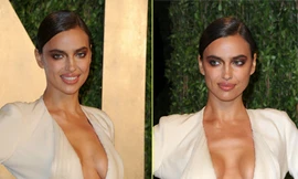 Bồ Ronaldo khoe ngực hết cỡ dự tiệc Oscar