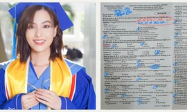 Sở hữu IELTS 8.5, Thảo Tâm vẫn "cóng tay" khi làm thử đề thi tốt nghiệp môn tiếng Anh