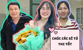 Cha mẹ, thầy cô nhắn gửi lời chúc may mắn tới teen 2K6 trước khi "vượt vũ môn"