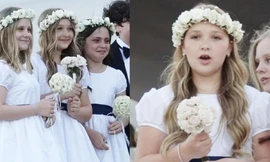 "Cô út" nhà Beckham làm phù dâu trong hôn lễ 91 tỷ của anh trai: Thiên sứ là đây chứ đâu!