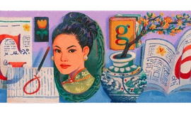Google Doodle tôn vinh nhà thơ Sương Nguyệt Anh - chủ bút báo nữ giới đầu tiên ở Việt Nam