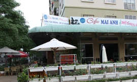 Quán cà phê Mai Anh nơi xảy ra vụ mất xe SH