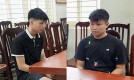 Hai nam sinh viên rủ nhau mang kiếm đi cướp 