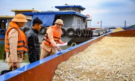 Cục CSGT phối hợp Công an Hà Nội điều tra 12 tàu hàng trên sông Hồng