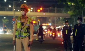 Cảnh sát 141 Hà Nội xuyên đêm đảm bảo an ninh trật tự nghỉ lễ 2/9