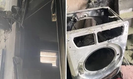 Cháy căn hộ trong chung cư mini 9 tầng ở Hà Nội