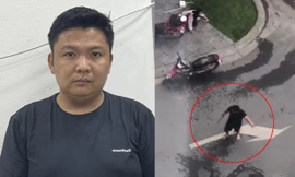 Mâu thuẫn trong việc nuôi con, người đàn ông vác dao chém vợ cũ và bạn 