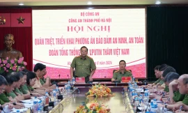 Triển khai kế hoạch đảm bảo an ninh, an toàn đoàn Tổng thống Nga Putin thăm chính thức Việt Nam