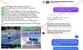 Xuất hiện chiêu lừa mới liên quan Pickleball
