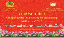 Bộ Công an triển khai chương trình chung tay cứu trợ khẩn cấp đồng bào bị ảnh hưởng bởi lũ lụt trên VNeID