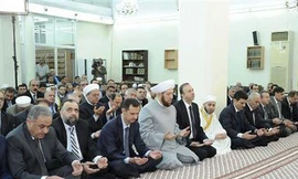 Tổng thống Syria trong nhà thờ Hồi giáo