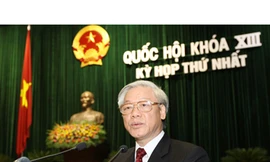 Chủ tịch Quốc hội phát biểu khai mạc kỳ họp thứ 1