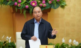 Thủ tướng Nguyễn Xuân Phúc chủ trì cuộc họp của Thường trực Chính phủ về chống dịch Covid-19