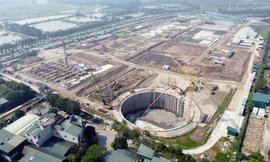 Dự án Nhà máy nước thải Yên Xá là một trong nhiều dự án chậm tiến độ, đến nay đã giải ngân được 45%Ảnh tư liệu 