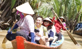 Du lịch Ðồng bằng sông Cửu Long là một trong số điểm đến hút khách tết dương lịch 2019. Ảnh: NGUYÊN KHÁNH
