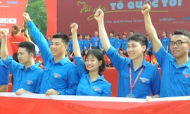 Chủ đề công tác năm 2020 của Hội LHTN Việt Nam là “Tôi yêu Tổ quốc tôi” Ảnh: Xuân Tùng