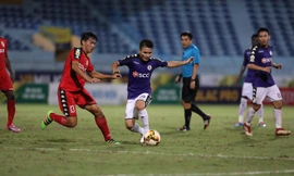 Mặc dù lực lượng thua sút so với đối thủ nhưng B.Bình Dương vẫn được đánh giá cao trong cuộc đối đầu với Hà Nội ở trận Siêu cúp QG 2018 ảnh: HOÀNG LINH