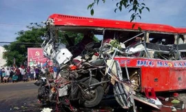 Xe khách BKS 18B-018.32 từng bị tai nạn khiến 12 người chết, sau hơn 1 năm “lột xác” với BKS 27B-004.52 lưu thông trên đường