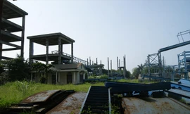 Dự án mở rộng Nhà máy Gang thép Thái Nguyên (TISCO) giai đoạn 2 Ảnh: Nguyễn Bằng 