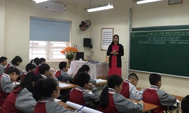 “Diễn” thi giáo viên giỏi, chuyện những cái tát... đang là những biểu hiện của bệnh thành tích trong giáo dục. Ảnh mang tính minh họa