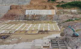 Công trình thủy lợi Bản Mồng ở Nghệ An đang chậm tiến độ do vướng chuyển đổi đất rừng phòng hộ, giải phóng mặt bằng