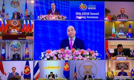 Thủ tướng Nguyễn Xuân Phúc chủ trì Hội nghị cấp cao ASEAN lần thứ 36 trực tuyếnảnh: Như Ý